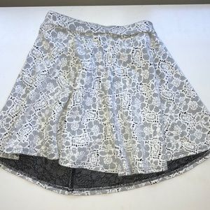 lace patterned skater shirt